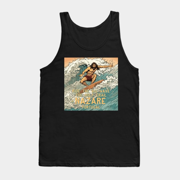 Nazare Portugal Tank Top by Kingrocker Clothing